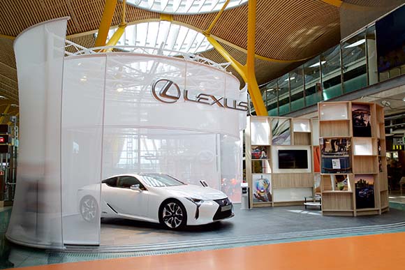 Vista del Espacio by Lexus en la Terminal 4 de Madrid