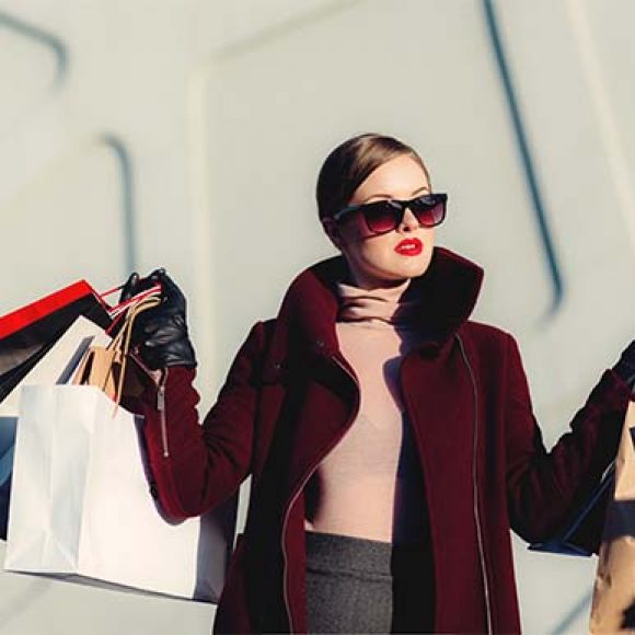 Mujer de compras