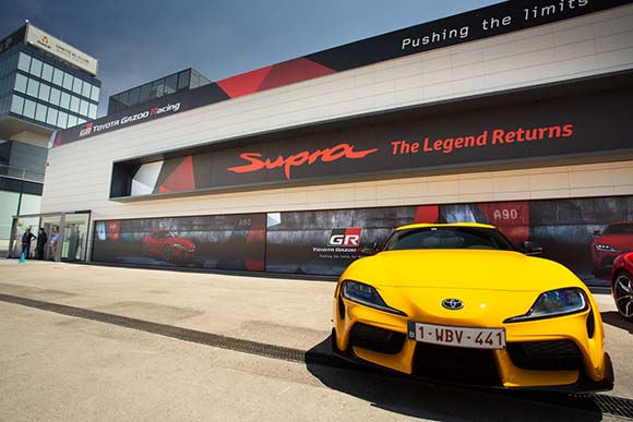 Tangram en la presentación europea del nuevo Toyota Supra