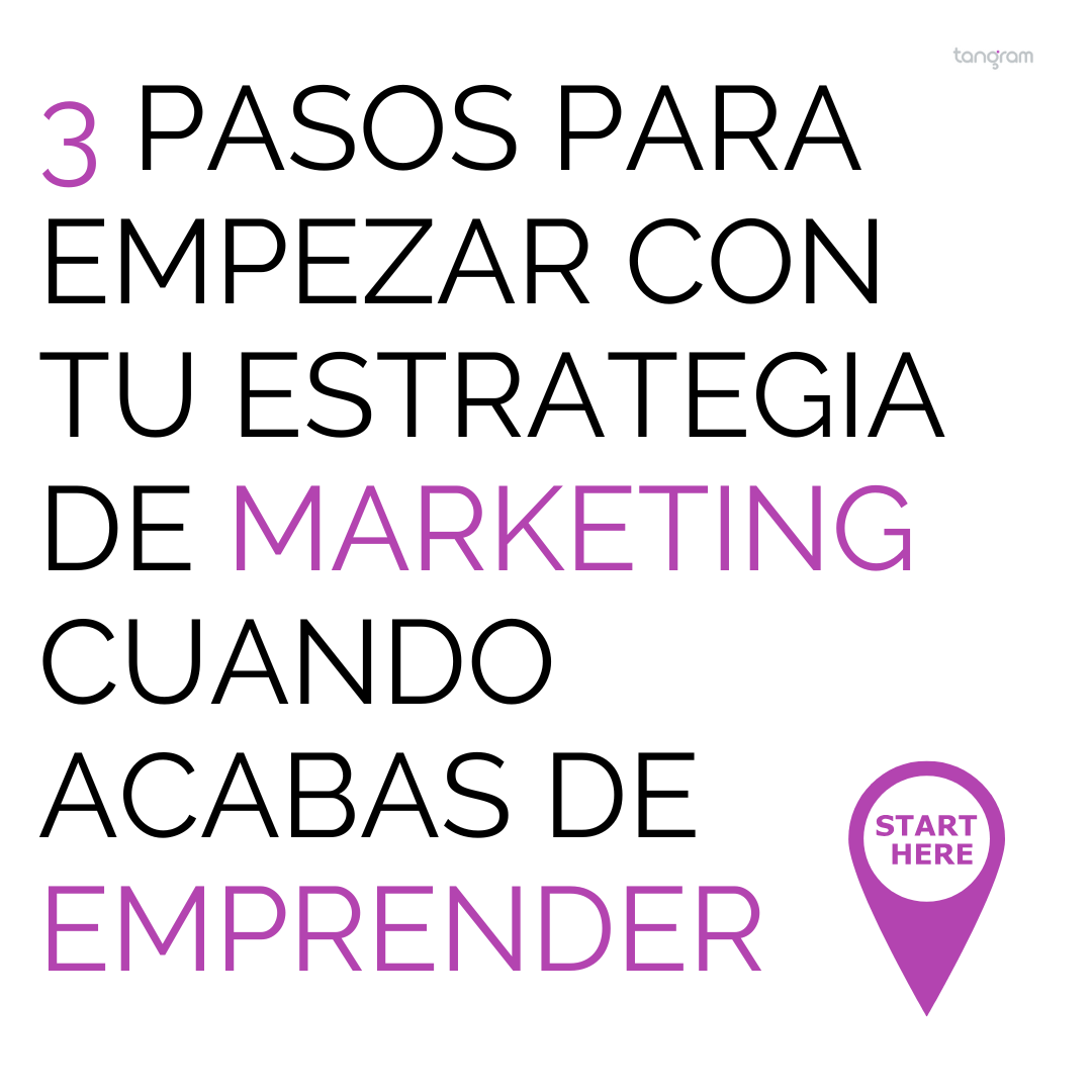 3 pasos para empezar con tu estrategia de marketing cuando acabas de emprender