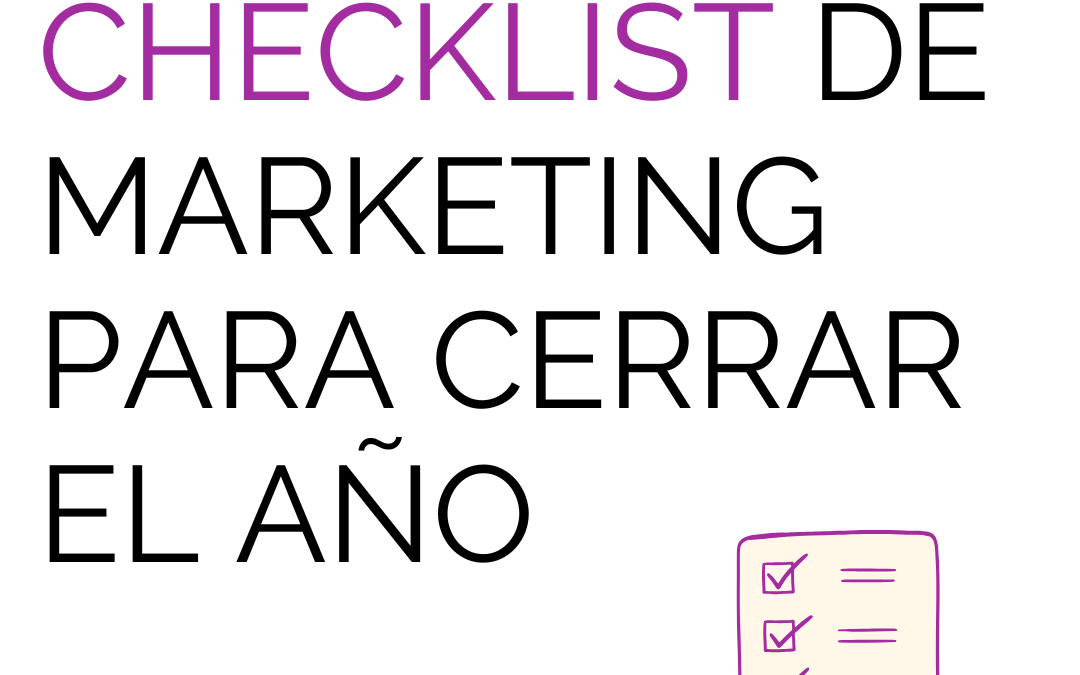 Checklist de marketing para cerrar el año