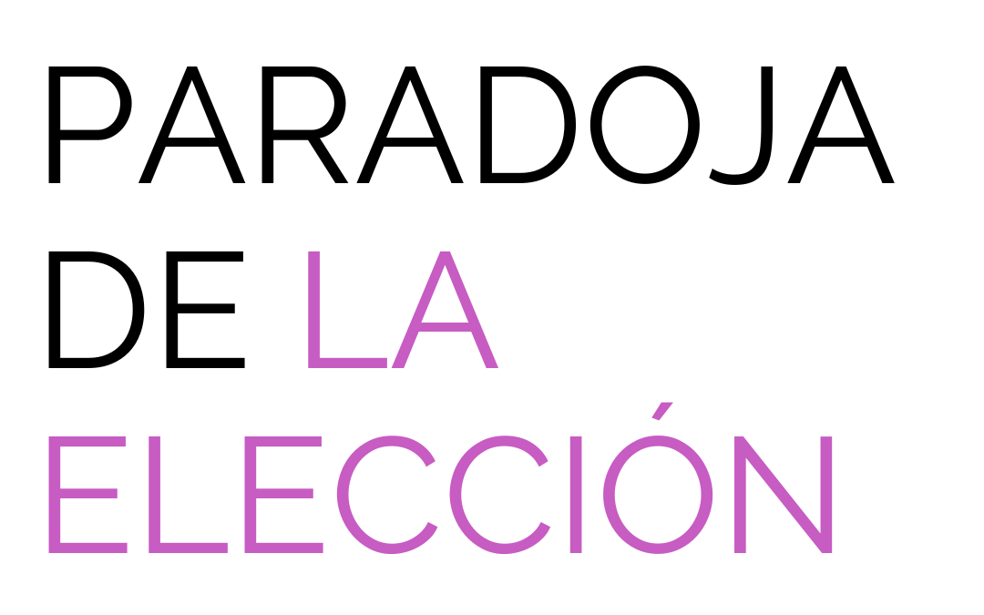 La paradoja de la elección: cuando ofrecer demasiadas opciones hace que vendas menos